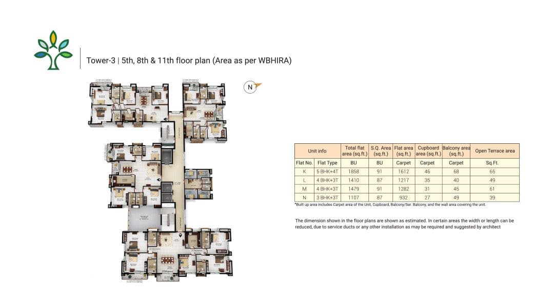 Merlin Elements tower 3 floor Plan 