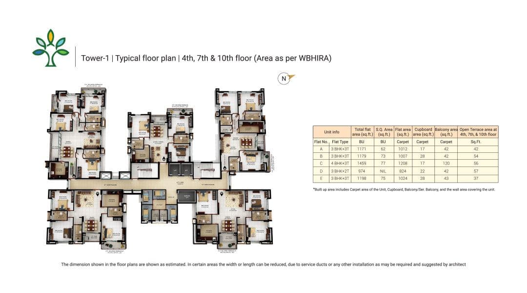 Merlin Elements tower 1 floor Plan 2