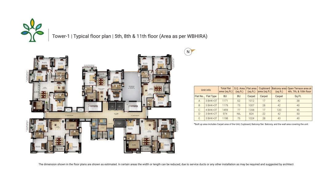 Merlin Elements tower 2 floor Plan 2