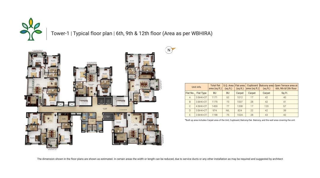 Merlin Elements tower 2 floor Plan 