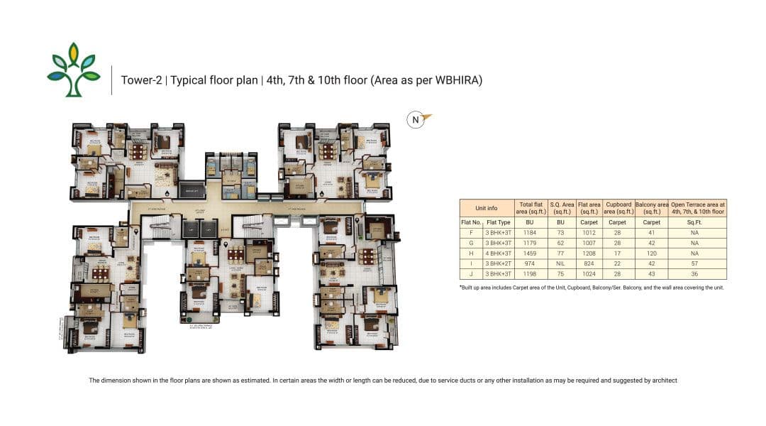 Merlin Elements tower 3 floor Plan 