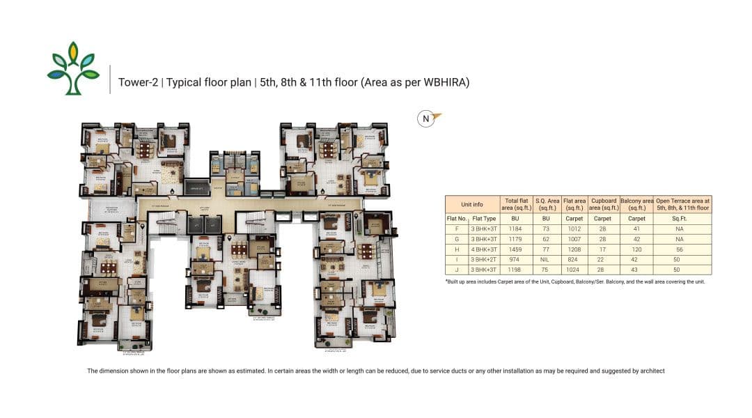 Merlin Elements tower 3 floor Plan 