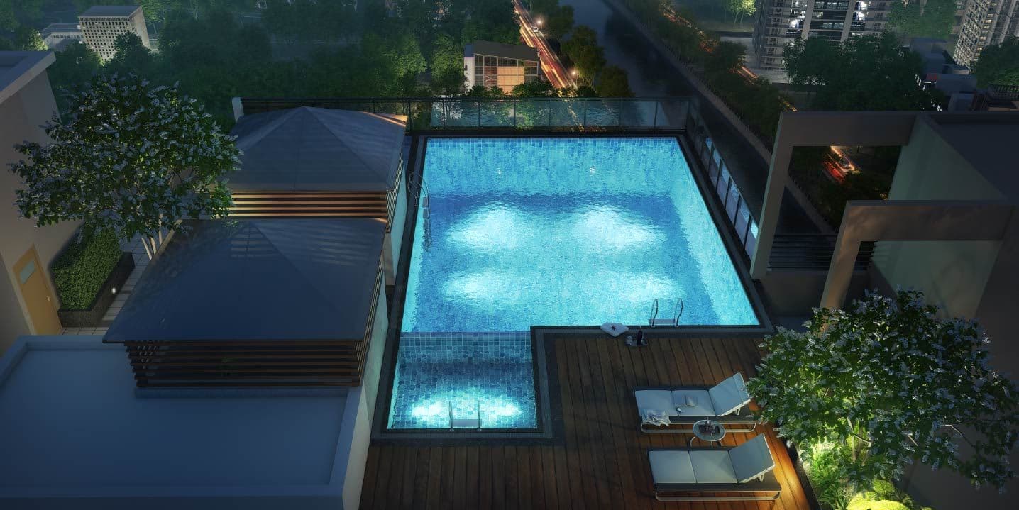 Merlin Skygaze pool view