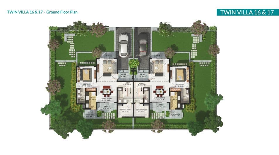 Aquaville - twin villa floor plan 3