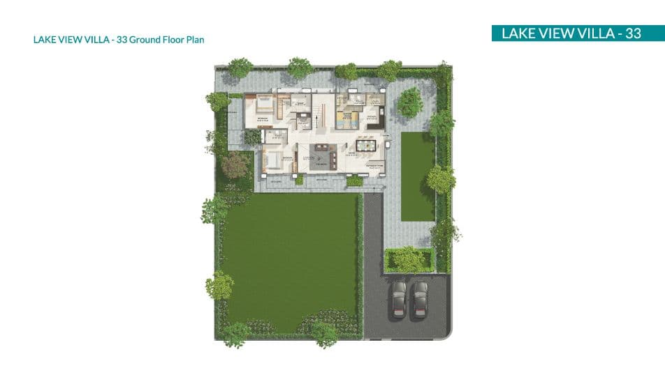 Aquaville - Lake view villa 33 floor plan