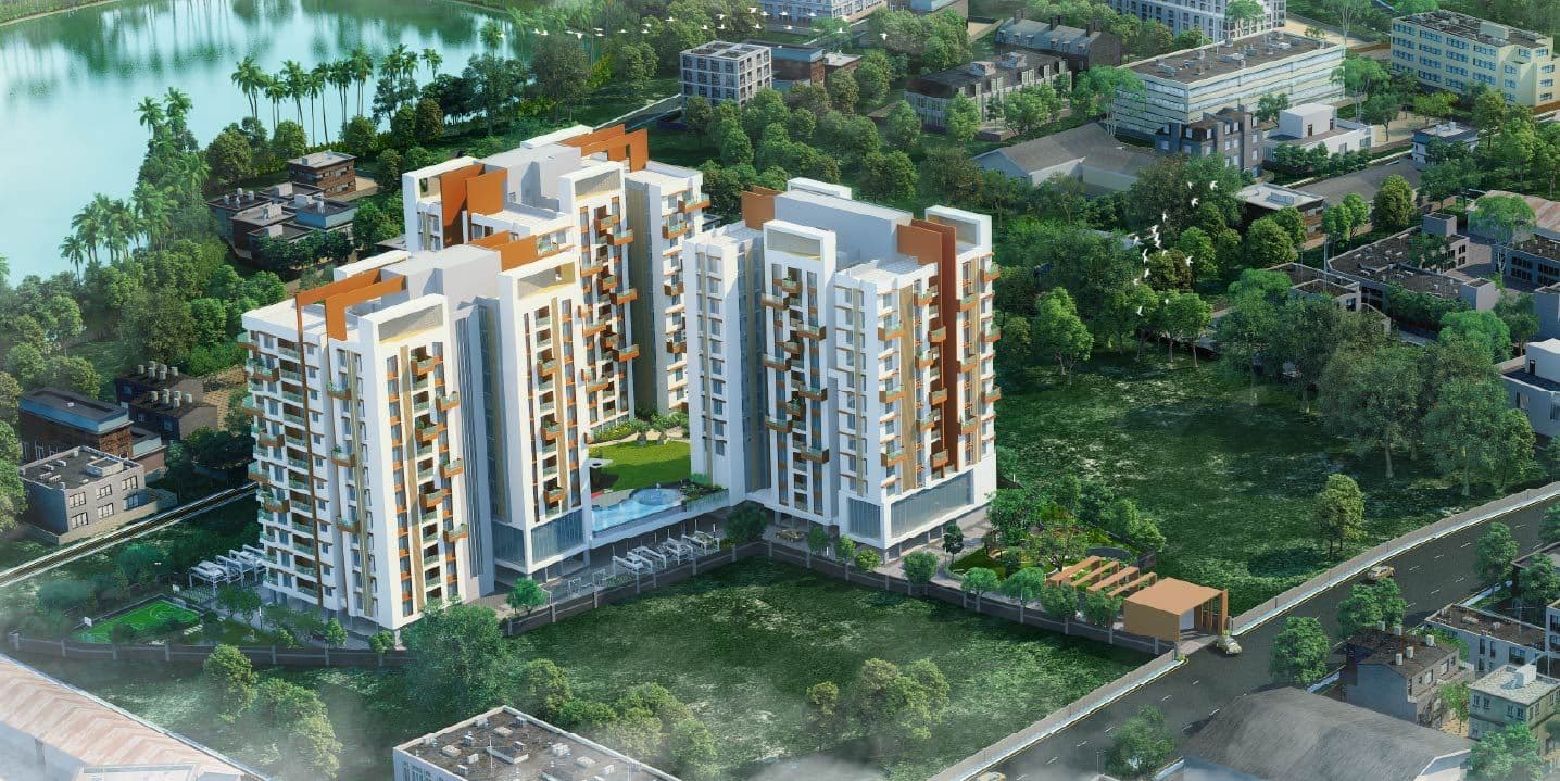 4 bhk ac flats off new alipore