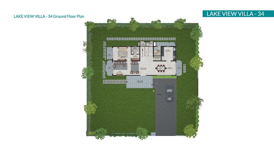 Aquaville - twin villa floor plan