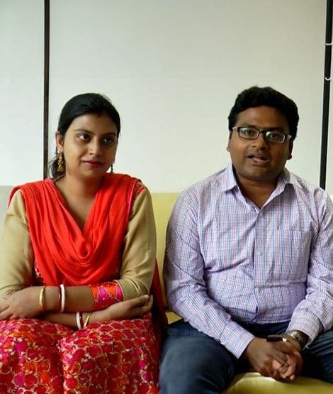 Mr. Samrat Saha and Madhumita Saha